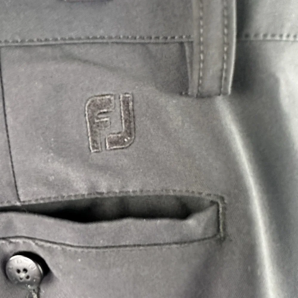 FootJoy‎ Golf Pants Mens 32x30 Black Stretch Performance Athletic Fit Slacks